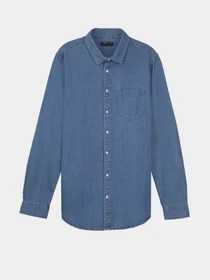 Сорочки Piazza Italia модель 07469_Denim Фото