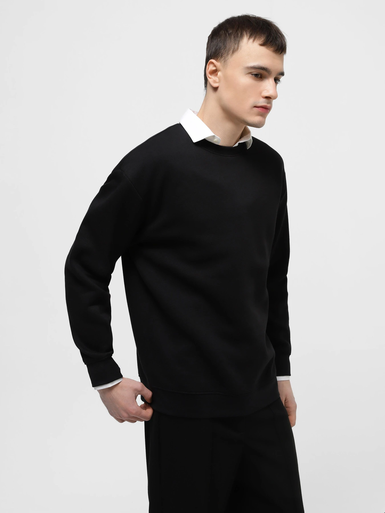 Худи и свитшоты Piazza Italia модель 07520_black Худи и свитшоты Piazza Italia модель 07520_black Фото