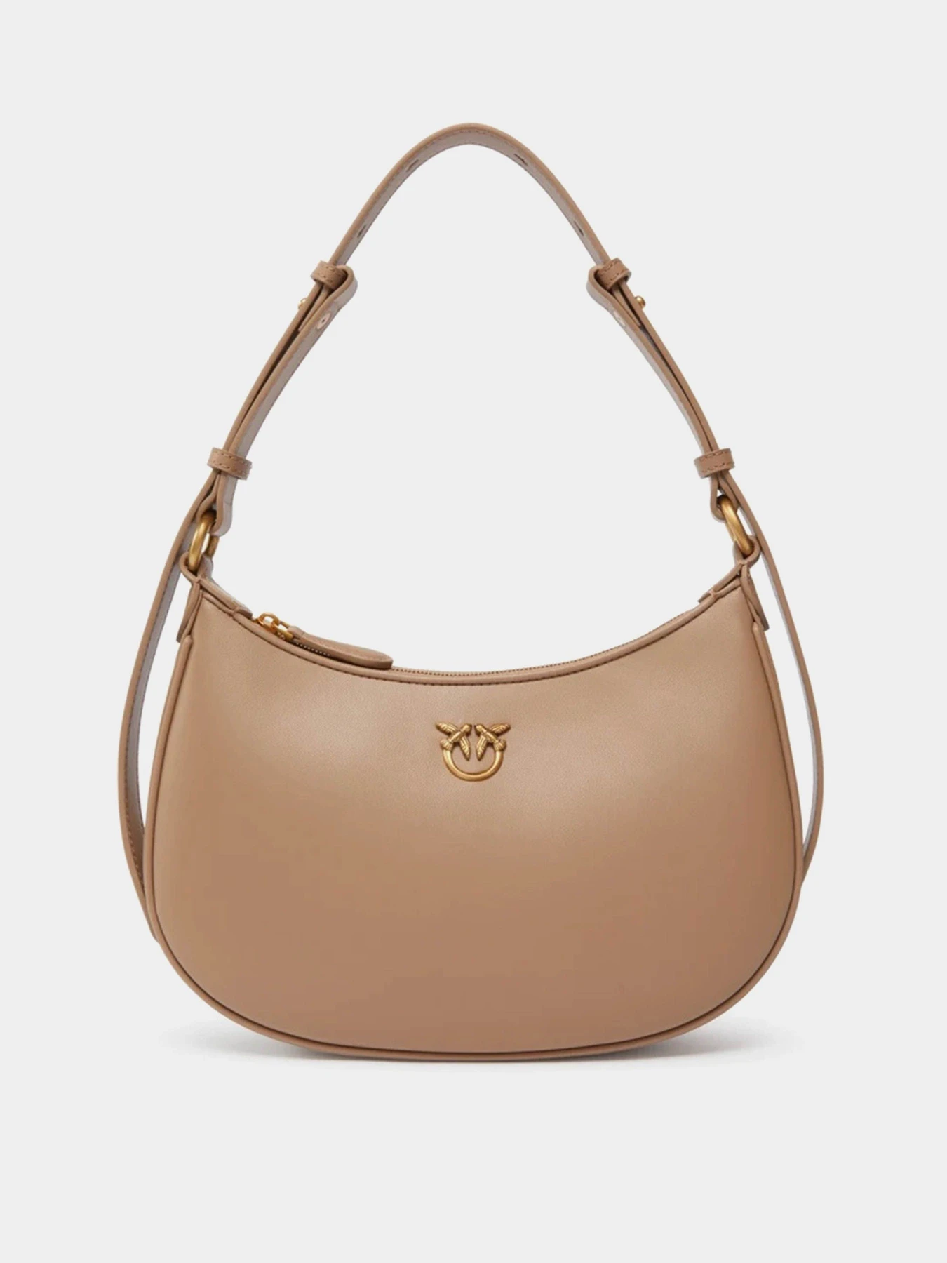 Сумки PINKO Half Moon Mini Fl Vitello Seta модель 102790-A0F1 D01Q Сумки PINKO Half Moon Mini Fl Vitello Seta модель 102790-A0F1 D01Q Фото