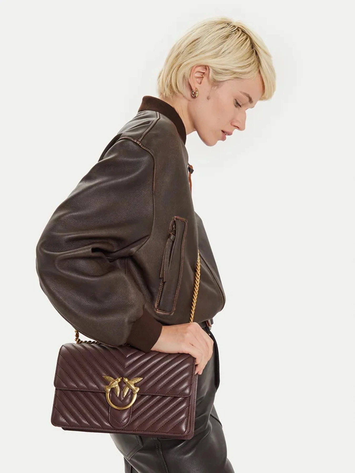 Сумки PINKO Classic Love Bag One модель 100941-A0GK L86Q Сумки PINKO Classic Love Bag One модель 100941-A0GK L86Q Фото