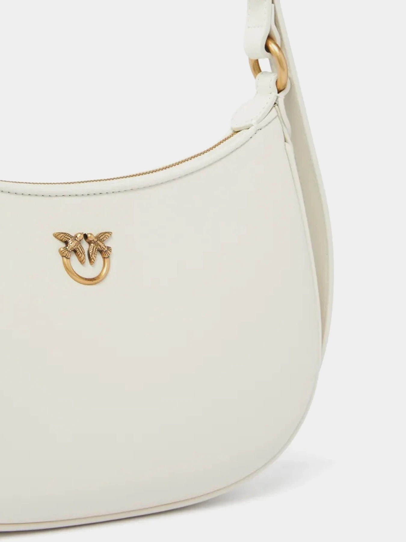 Сумки PINKO Half Moon Mini Fl Vitello Seta модель 102790-A0F1 Z14Q Фото