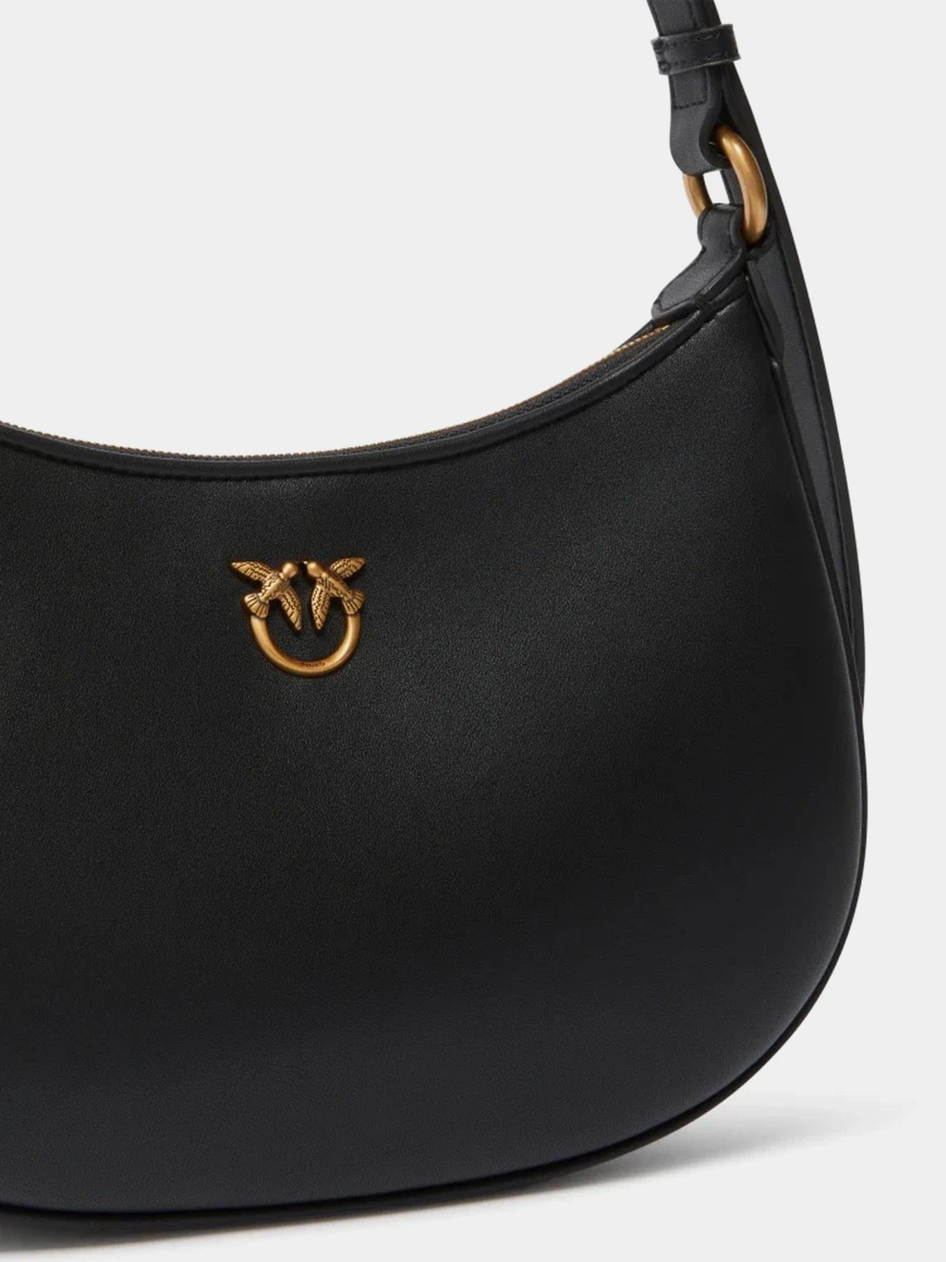 Сумки PINKO Half Moon Mini Fl Vitello Seta модель 102790-A0F1 Z99Q Фото