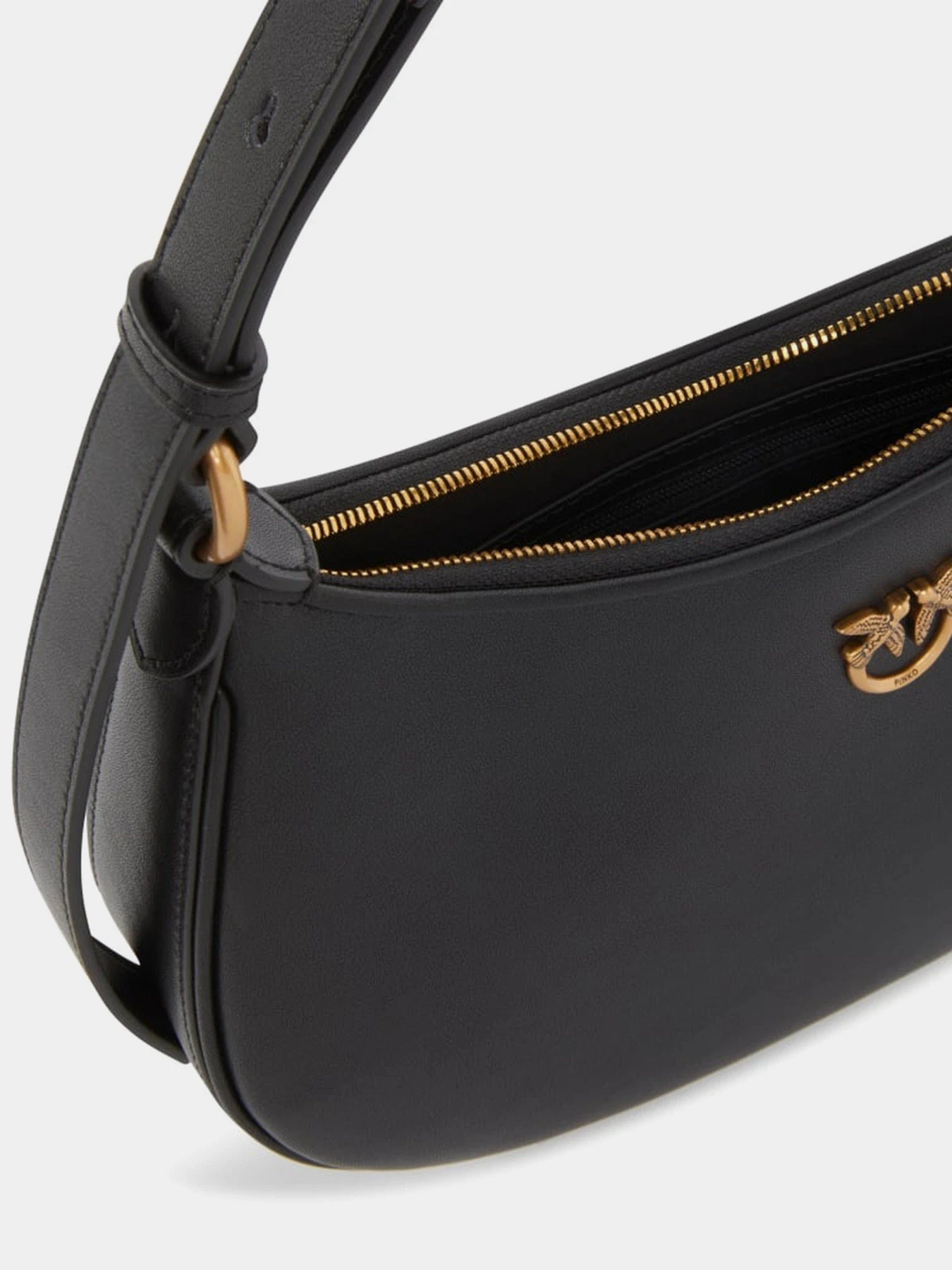 Сумки PINKO Half Moon Mini Fl Vitello Seta модель 102790-A0F1 Z99Q Фото
