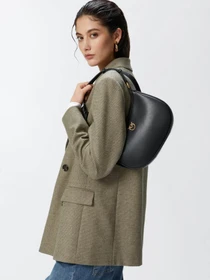 Сумки PINKO Half Moon Mini Fl Vitello Seta модель 102790-A0F1 Z99Q Фото