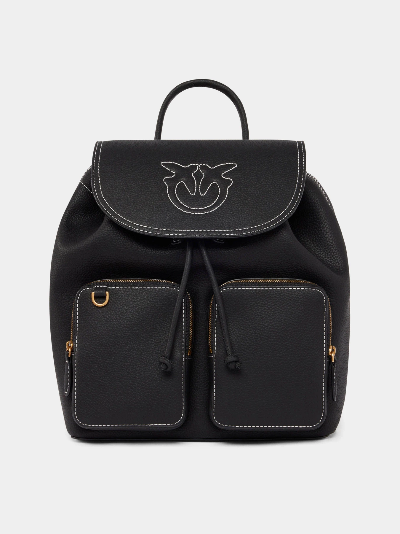 Рюкзаки PINKO Carrie Backpack Pelle Bottalata модель 104351-A1LF Z99Q Рюкзаки PINKO Carrie Backpack Pelle Bottalata модель 104351-A1LF Z99Q Фото