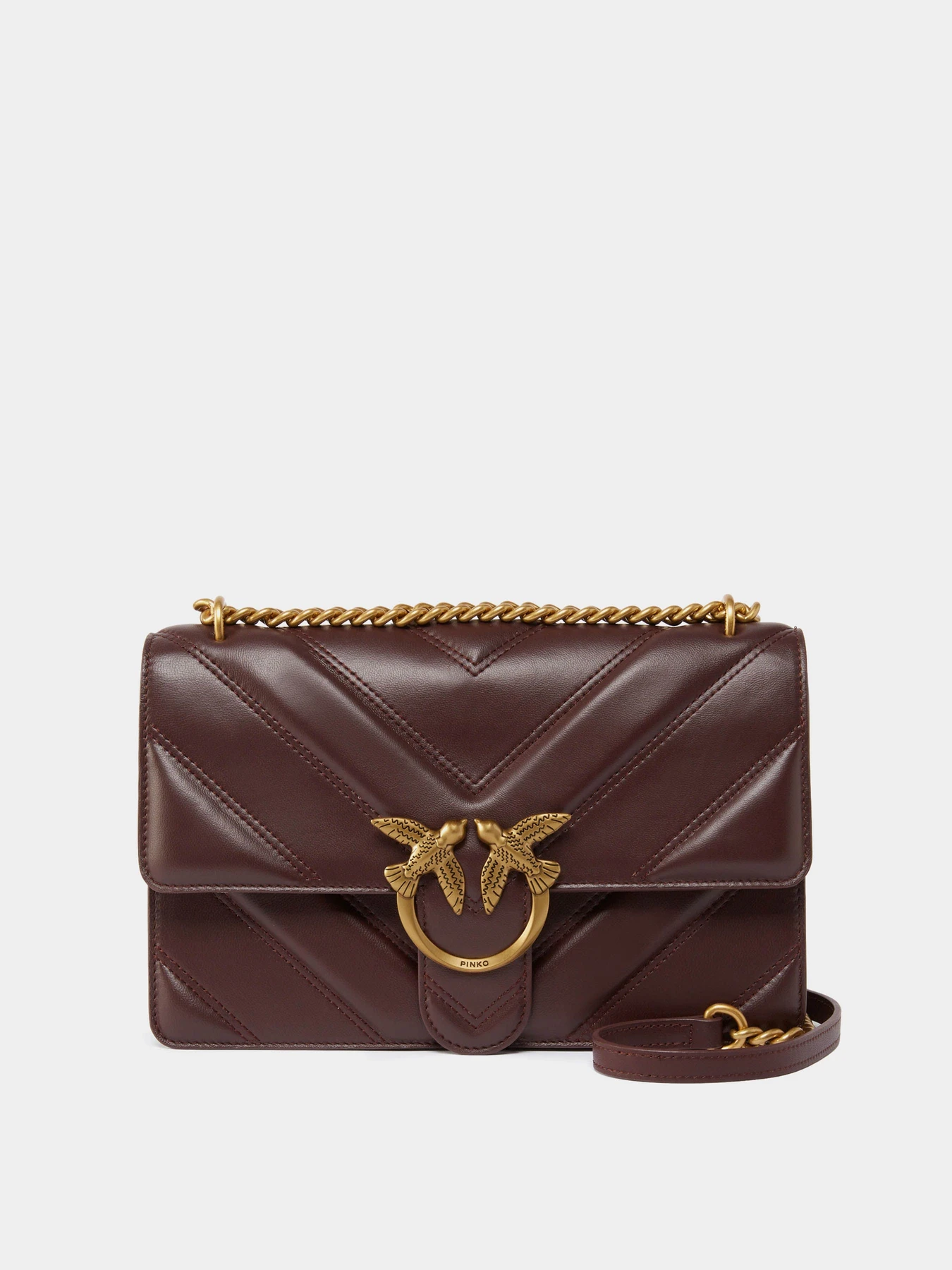 Сумки PINKO Love One Classic Light Dc Intarsio Nappa + Suede + Seta модель 104549-A26Z W36Q Сумки PINKO Love One Classic Light Dc Intarsio Nappa + Suede + Seta модель 104549-A26Z W36Q Фото