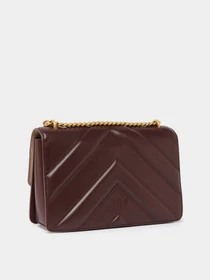 Сумки PINKO Love One Classic Light Dc Intarsio Nappa + Suede + Seta модель 104549-A26Z W36Q Фото