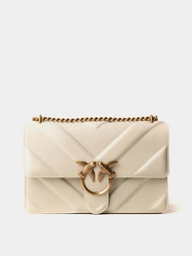 Сумки PINKO Love One Classic Light Dc Intarsio Nappa + Suede + Seta модель 104549-A26Z Z14Q Фото