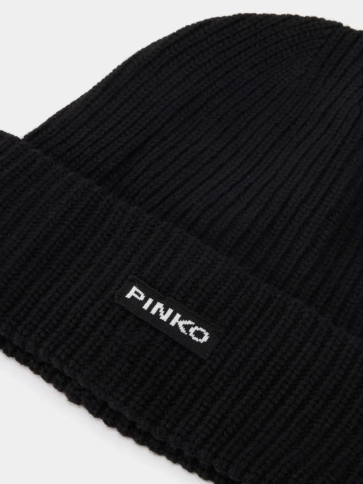 PINKO Шапка колір чорний фото 3