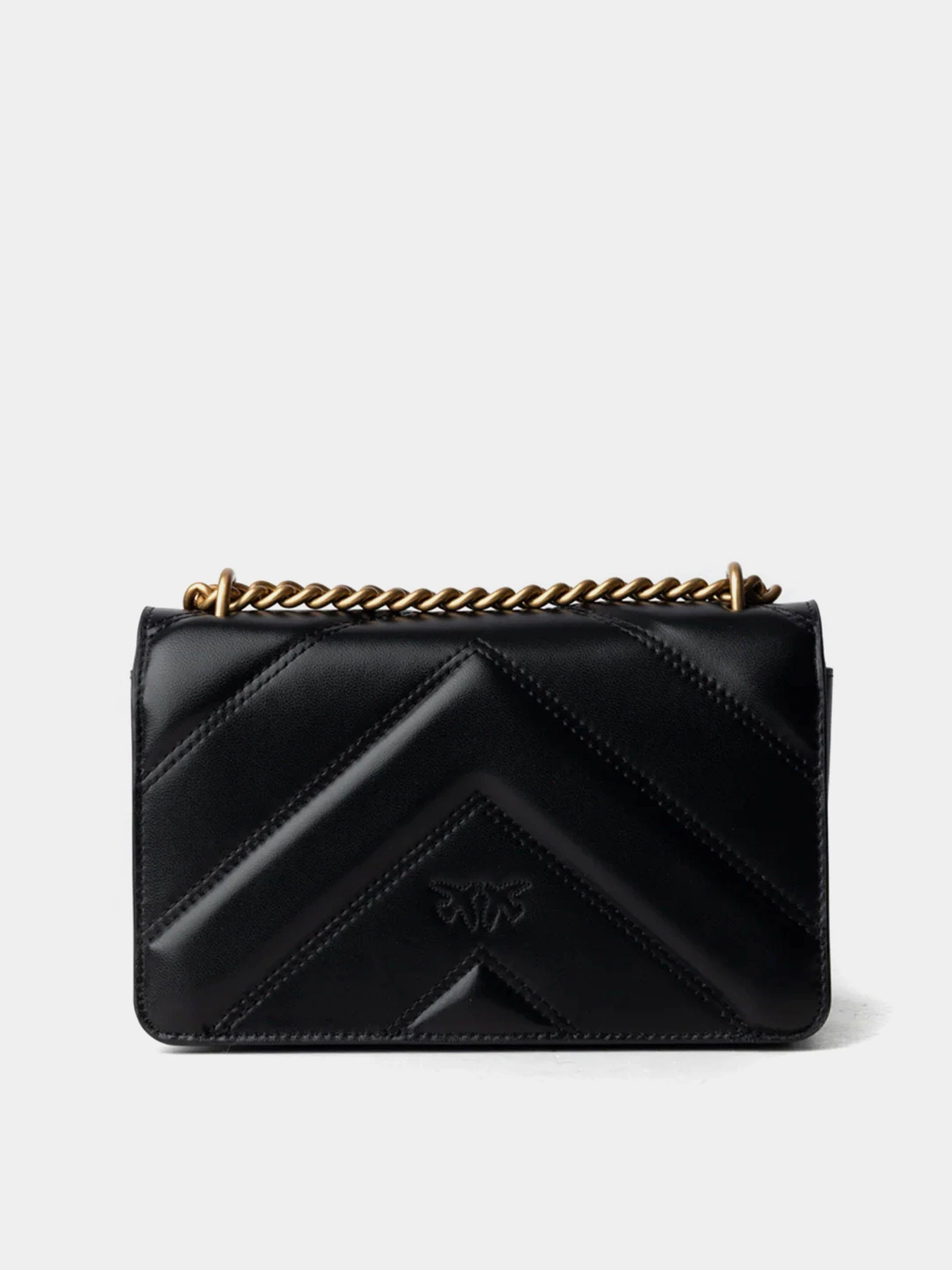 Сумки PINKO Love One Mini Light Dc Intarsio Nappa + Suede + Seta модель 104550-A26Z Z99Q Фото