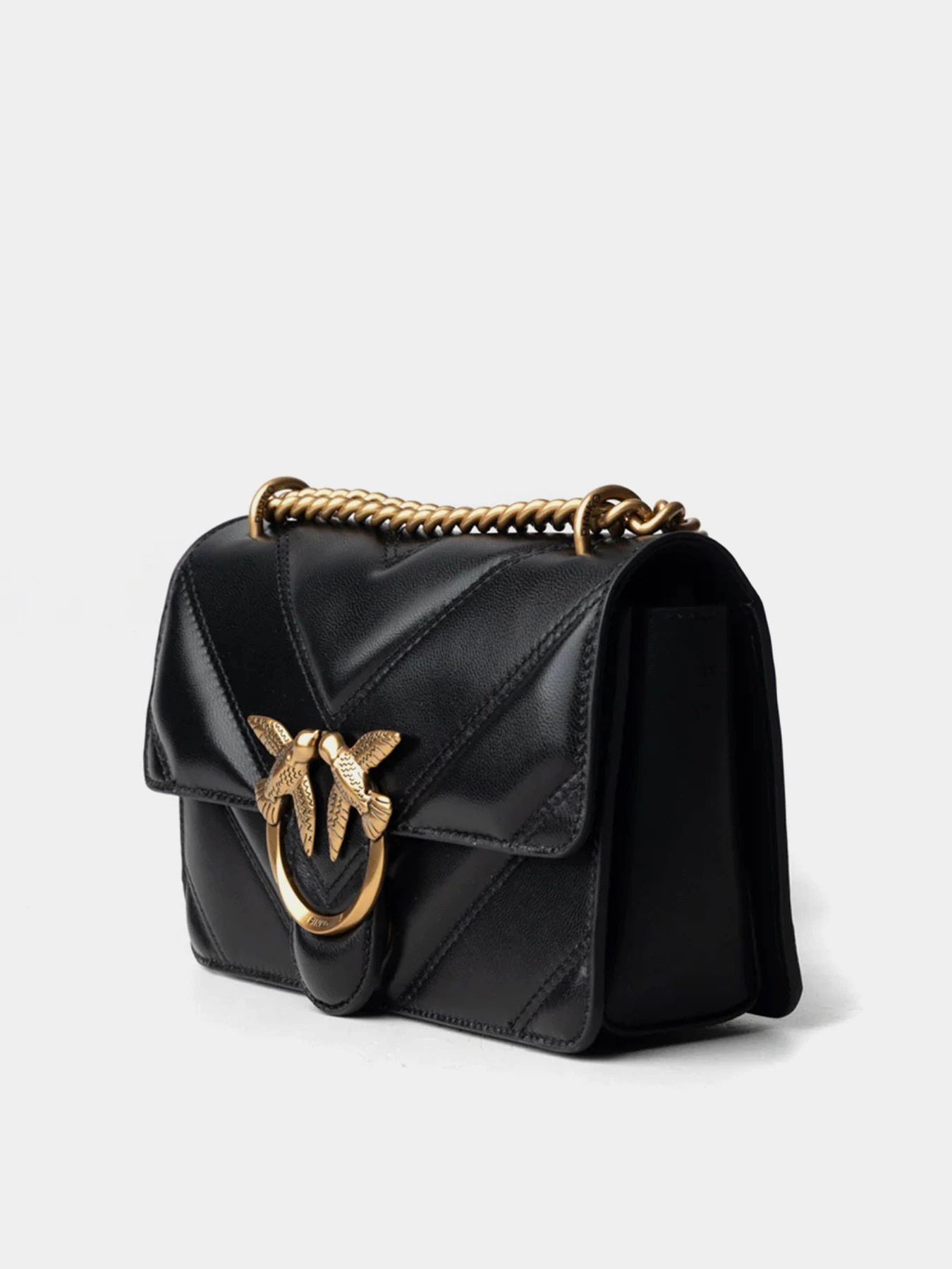 Сумки PINKO Love One Mini Light Dc Intarsio Nappa + Suede + Seta модель 104550-A26Z Z99Q Фото