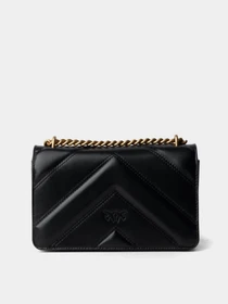 Сумки PINKO Love One Mini Light Dc Intarsio Nappa + Suede + Seta модель 104550-A26Z Z99Q Фото