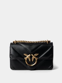Сумки PINKO Love One Mini Light Dc Intarsio Nappa + Suede + Seta модель 104550-A26Z Z99Q Фото