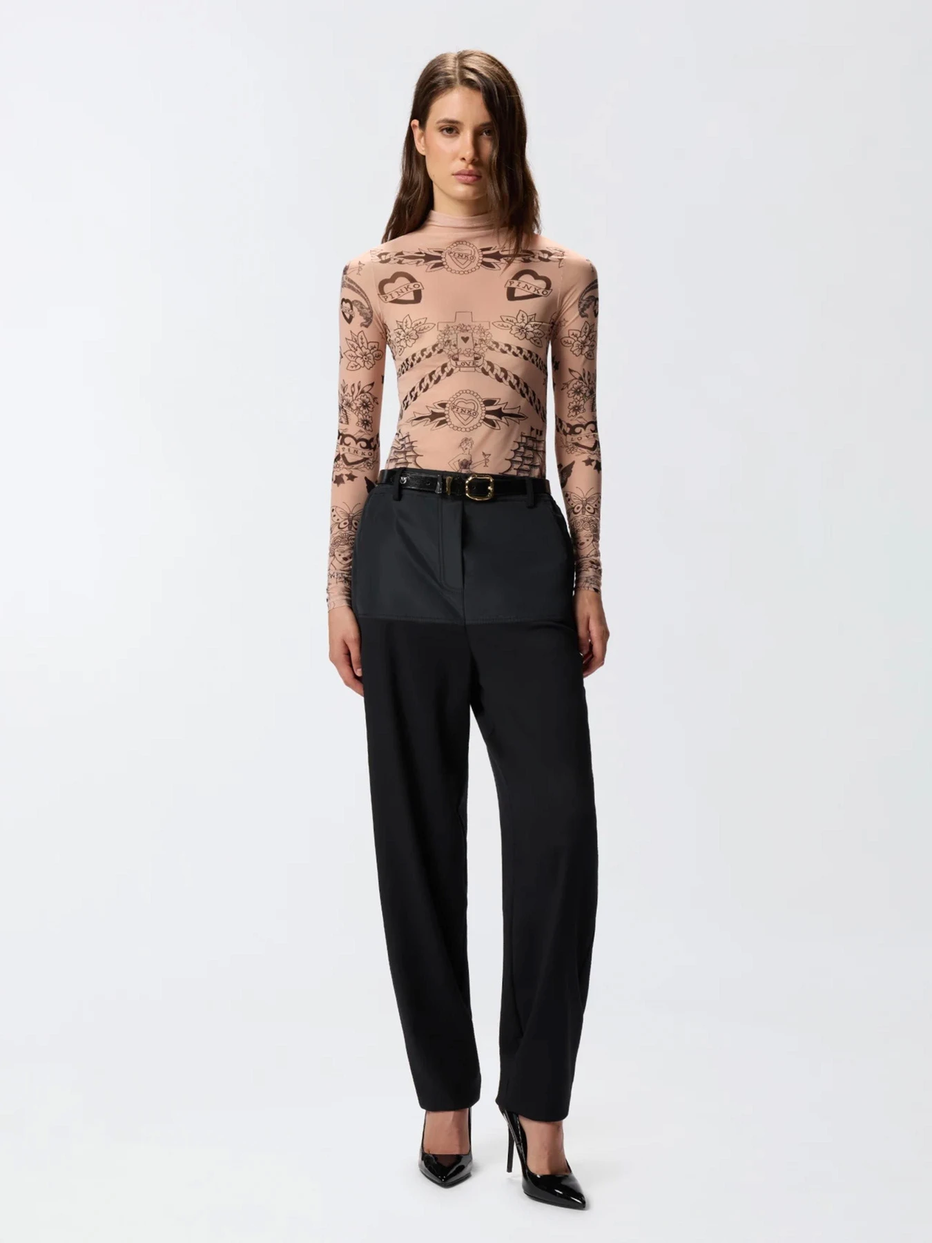 Худи и свитшоты PINKO Mostarda модель 105798-A2VM NZ8 Худи и свитшоты PINKO Mostarda модель 105798-A2VM NZ8 Фото