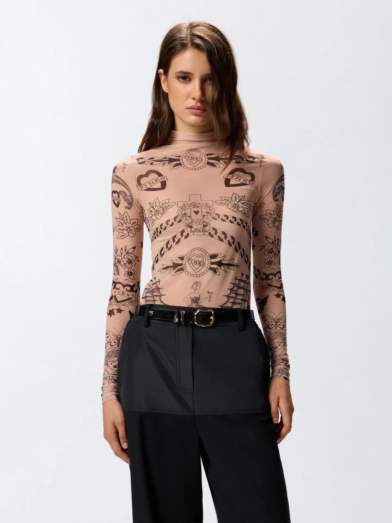 Худи и свитшоты PINKO Mostarda модель 105798-A2VM NZ8 Худи и свитшоты PINKO Mostarda модель 105798-A2VM NZ8 Фото