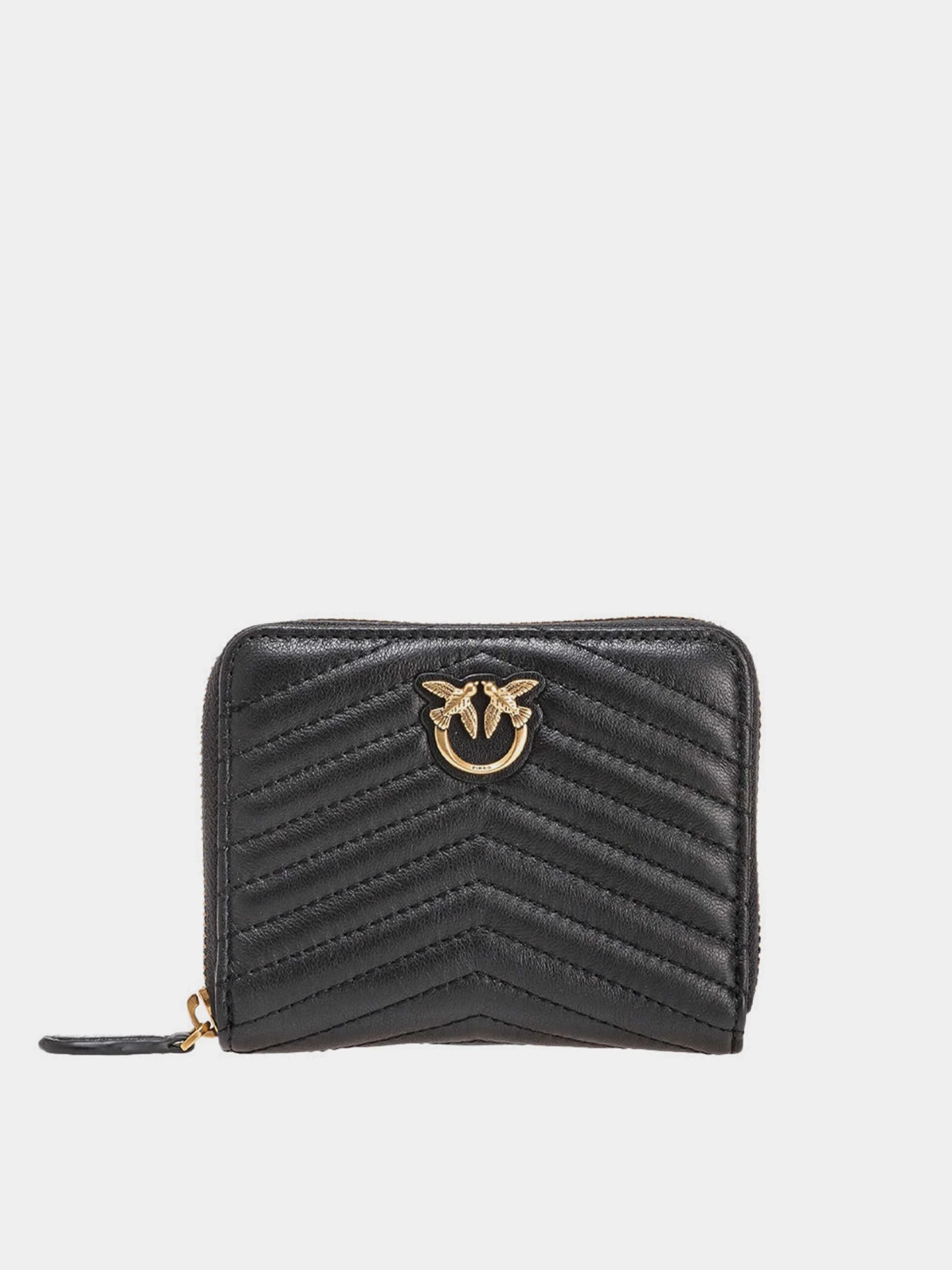 Кошельки PINKO Taylor Zip Around Sheep Nappa Chevron модель 100249-A0GK Z99Q Фото