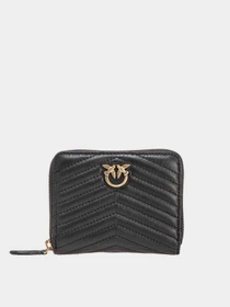 Кошельки PINKO Taylor Zip Around Sheep Nappa Chevron модель 100249-A0GK Z99Q Фото
