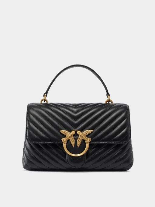 Сумки PINKO Love Lady Puff Classic Cl  Sheep Nappa Chevron модель 100043-A0GK Z99Q Фото