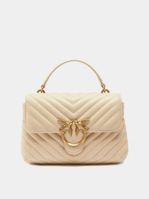 Сумки PINKO Love Lady Puff Classic Cl  Sheep Nappa Chevron модель 100044-A0GK C50Q Фото