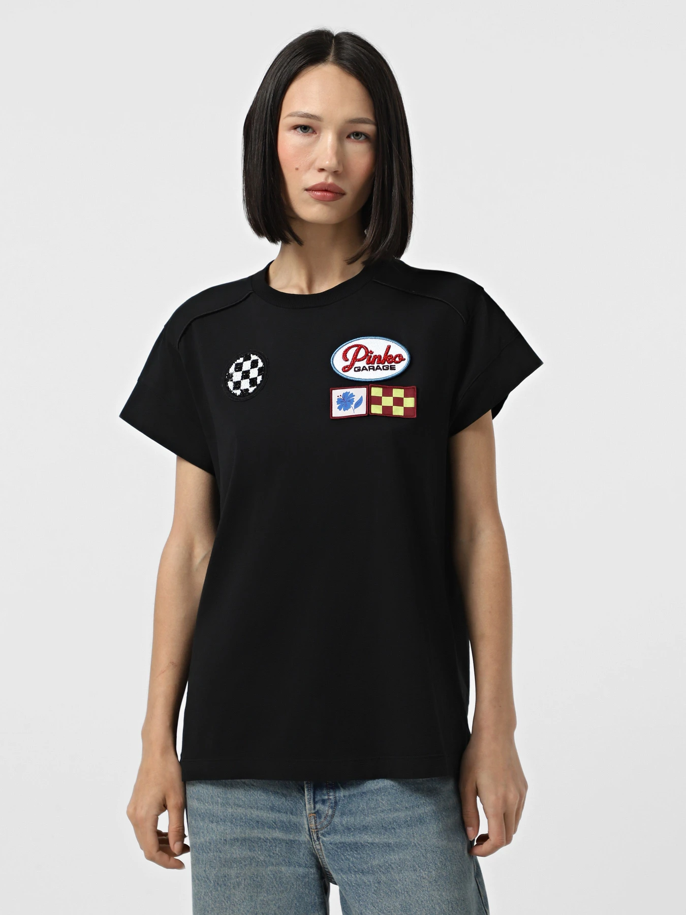 Футболки и поло PINKO Randal T-Shirt Jersey Tinto Capo модель 105270-A2ME Z98 Футболки и поло PINKO Randal T-Shirt Jersey Tinto Capo модель 105270-A2ME Z98 Фото