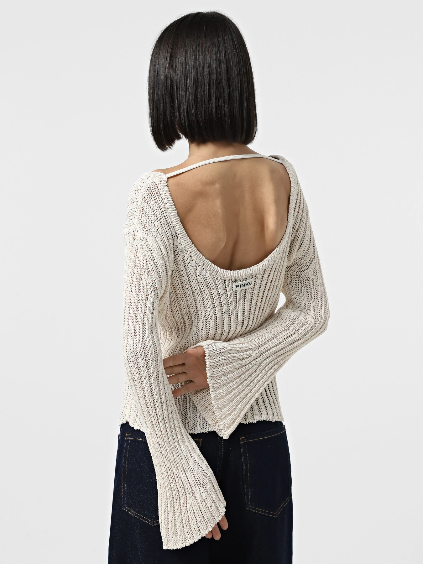 Худи и свитшоты PINKO Leslie Maglia Soft Cotton модель 105302-A2N7 C00 Фото