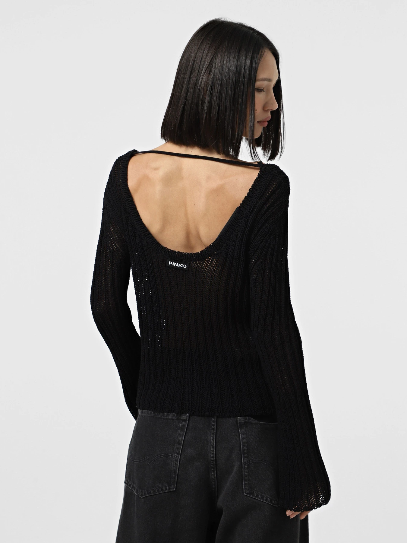Худи и свитшоты PINKO Leslie Maglia Soft Cotton модель 105302-A2N7 Z99 Фото
