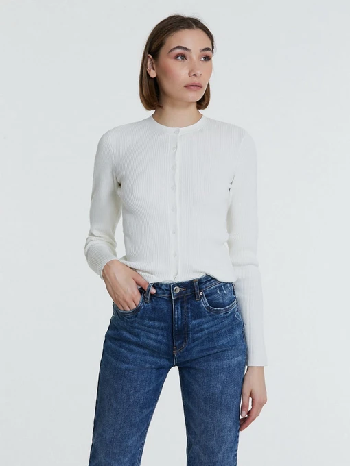 Свитры и кардиганы Piazza Italia модель 43285_milk Фото