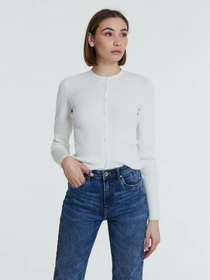 Свитры и кардиганы Piazza Italia модель 43285_milk Фото