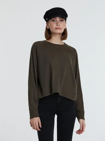 Худи и свитшоты Piazza Italia модель 46362_military green Фото