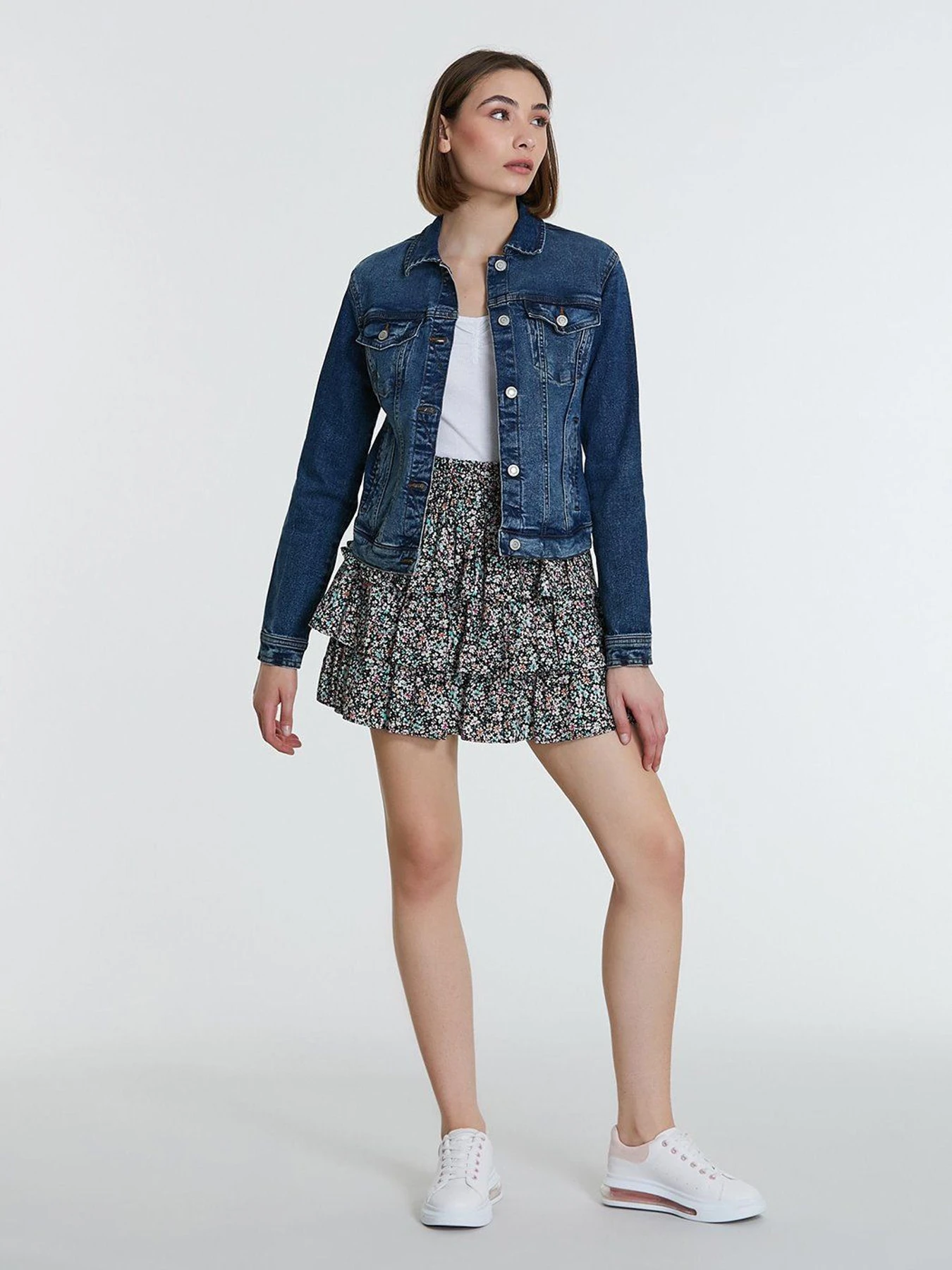 Куртки и дубленки Piazza Italia модель 43242_denim Фото
