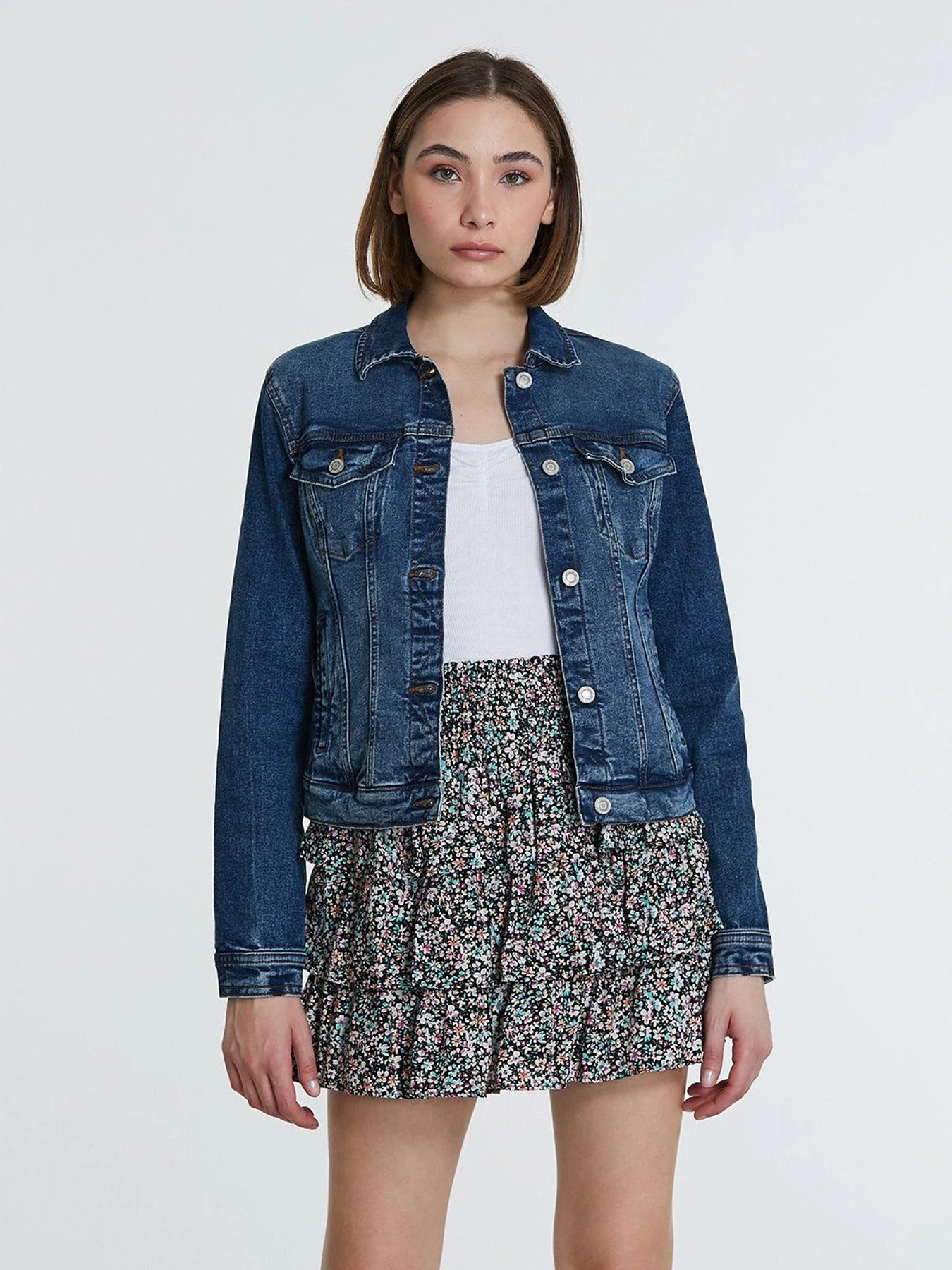 Куртки и дубленки Piazza Italia модель 43242_denim Фото