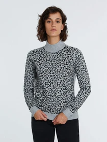 Свитры и кардиганы Piazza Italia модель 49170_grey melange Фото