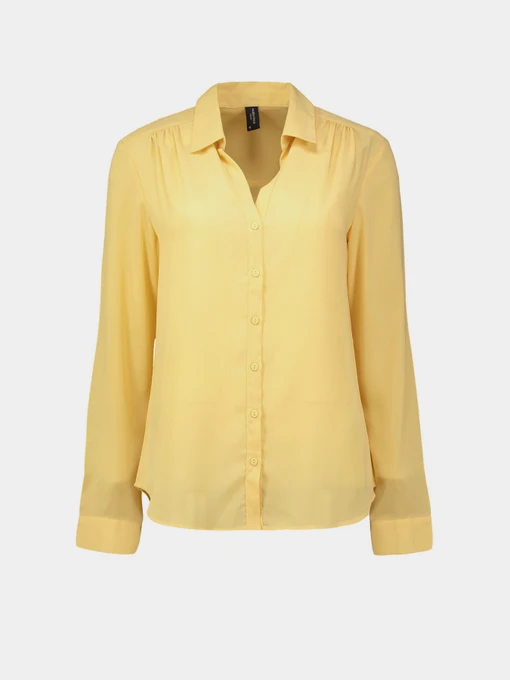 Рубашки Piazza Italia модель 02384_yellow Фото