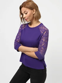 Рубашки Piazza Italia модель 03235_violet Фото