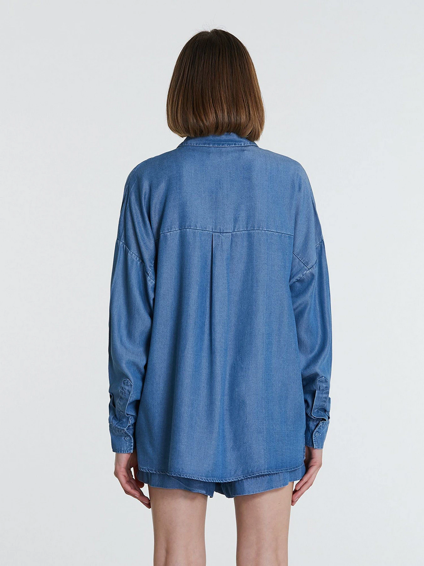 Рубашки Piazza Italia модель 43704_denim Фото
