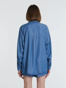 Рубашки Piazza Italia модель 43704_denim Фото
