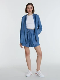 Рубашки Piazza Italia модель 43704_denim Фото
