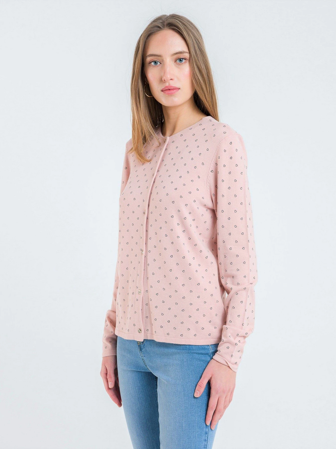 Свитры и кардиганы Piazza Italia модель 06414_pale pink Свитры и кардиганы Piazza Italia модель 06414_pale pink Фото