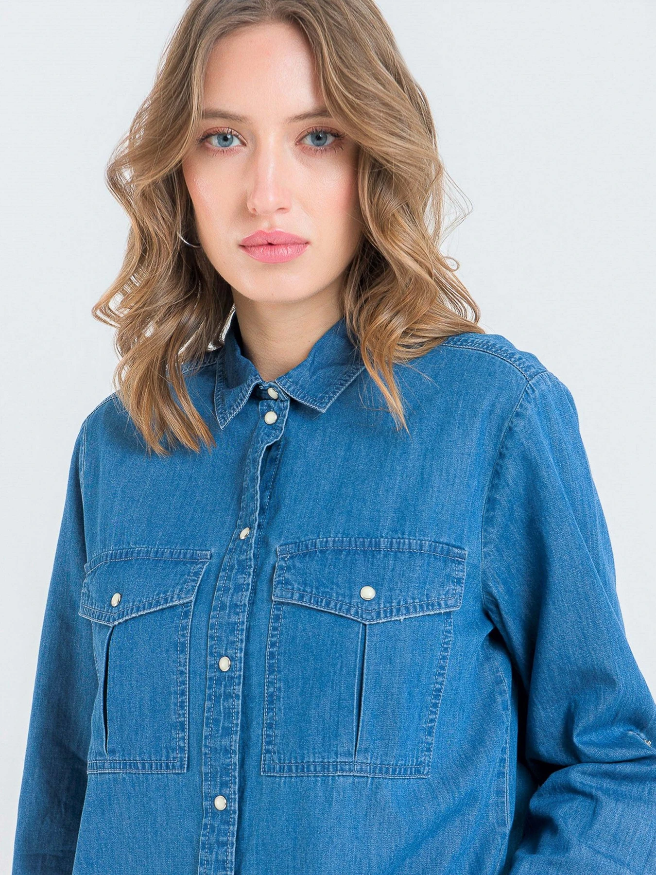 Сорочки Piazza Italia модель 53865_Denim Сорочки Piazza Italia модель 53865_Denim Фото