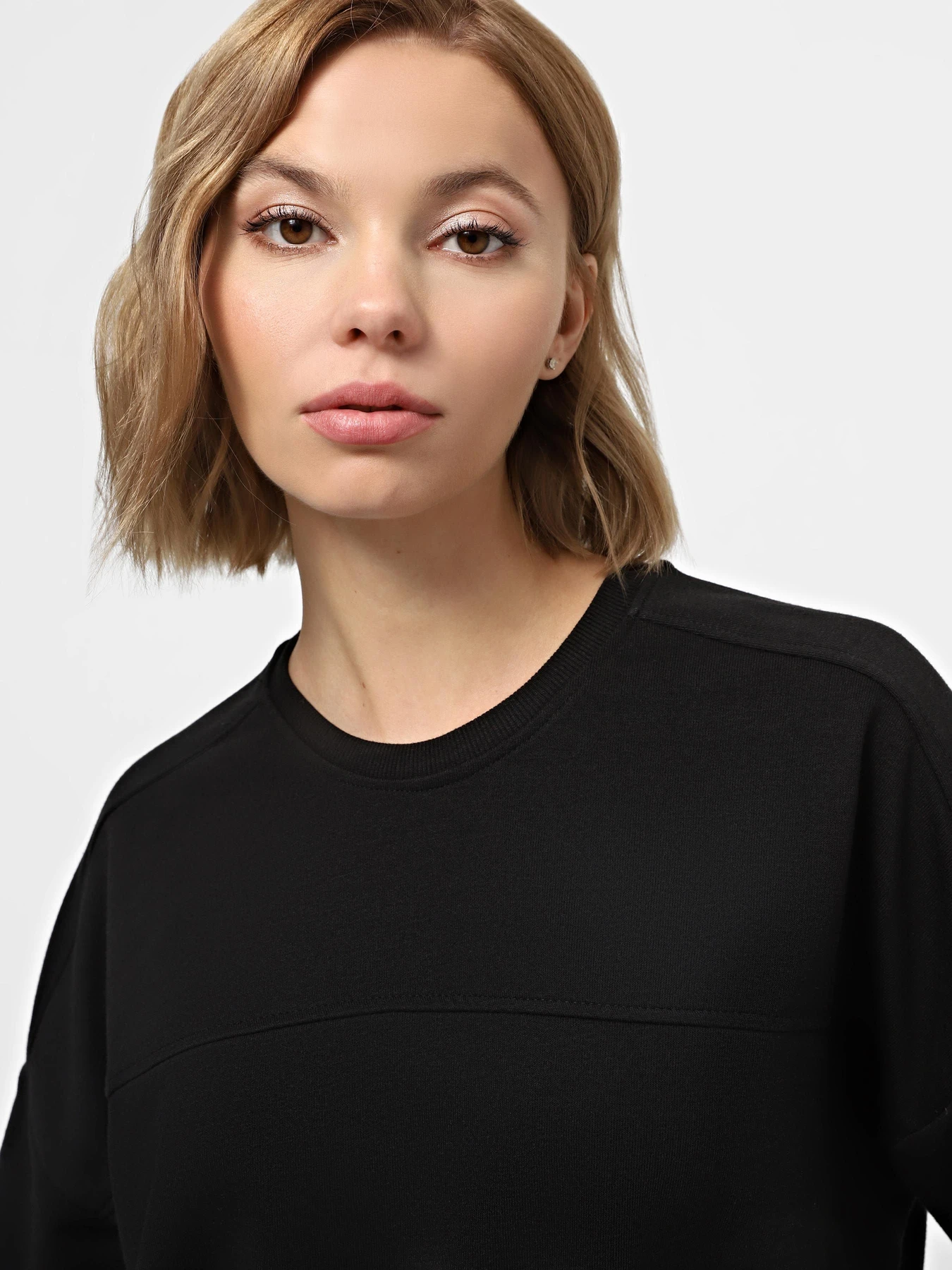Худи и свитшоты Piazza Italia модель 62194_black Худи и свитшоты Piazza Italia модель 62194_black Фото