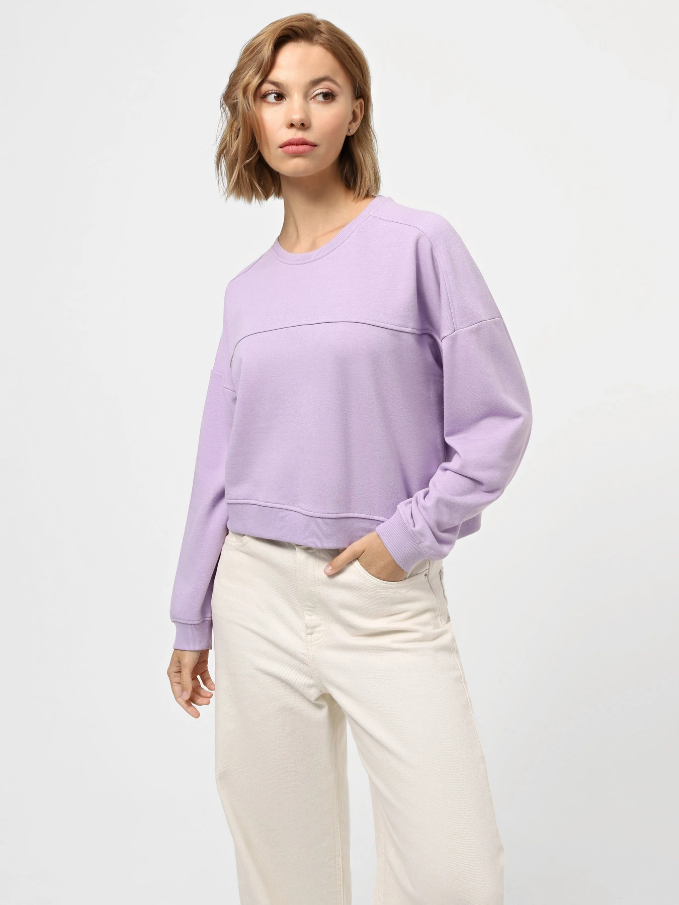 Худи и свитшоты Piazza Italia модель 62194_lilac Худи и свитшоты Piazza Italia модель 62194_lilac Фото
