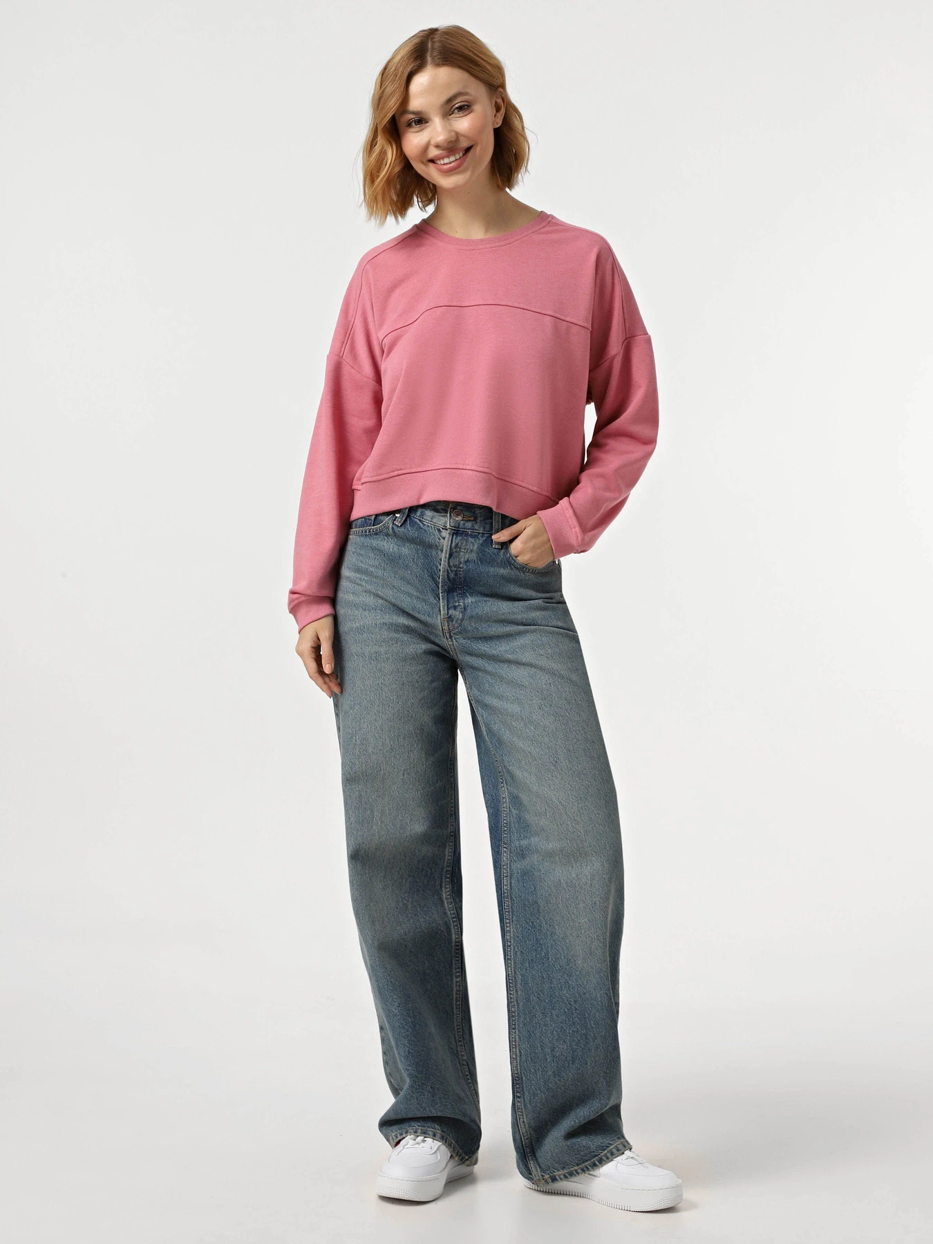 Худи и свитшоты Piazza Italia модель 62194_pink Худи и свитшоты Piazza Italia модель 62194_pink Фото
