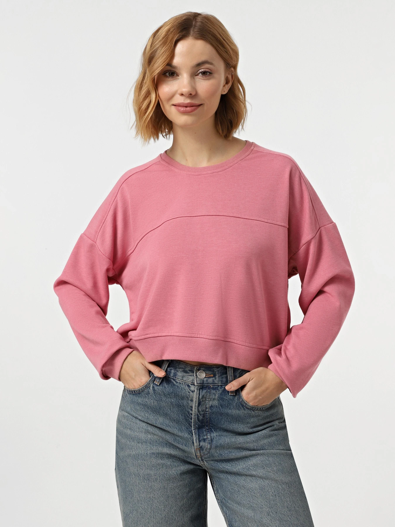 Худи и свитшоты Piazza Italia модель 62194_pink Худи и свитшоты Piazza Italia модель 62194_pink Фото