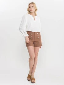 Шорты Piazza Italia модель 53926_tobacco Фото