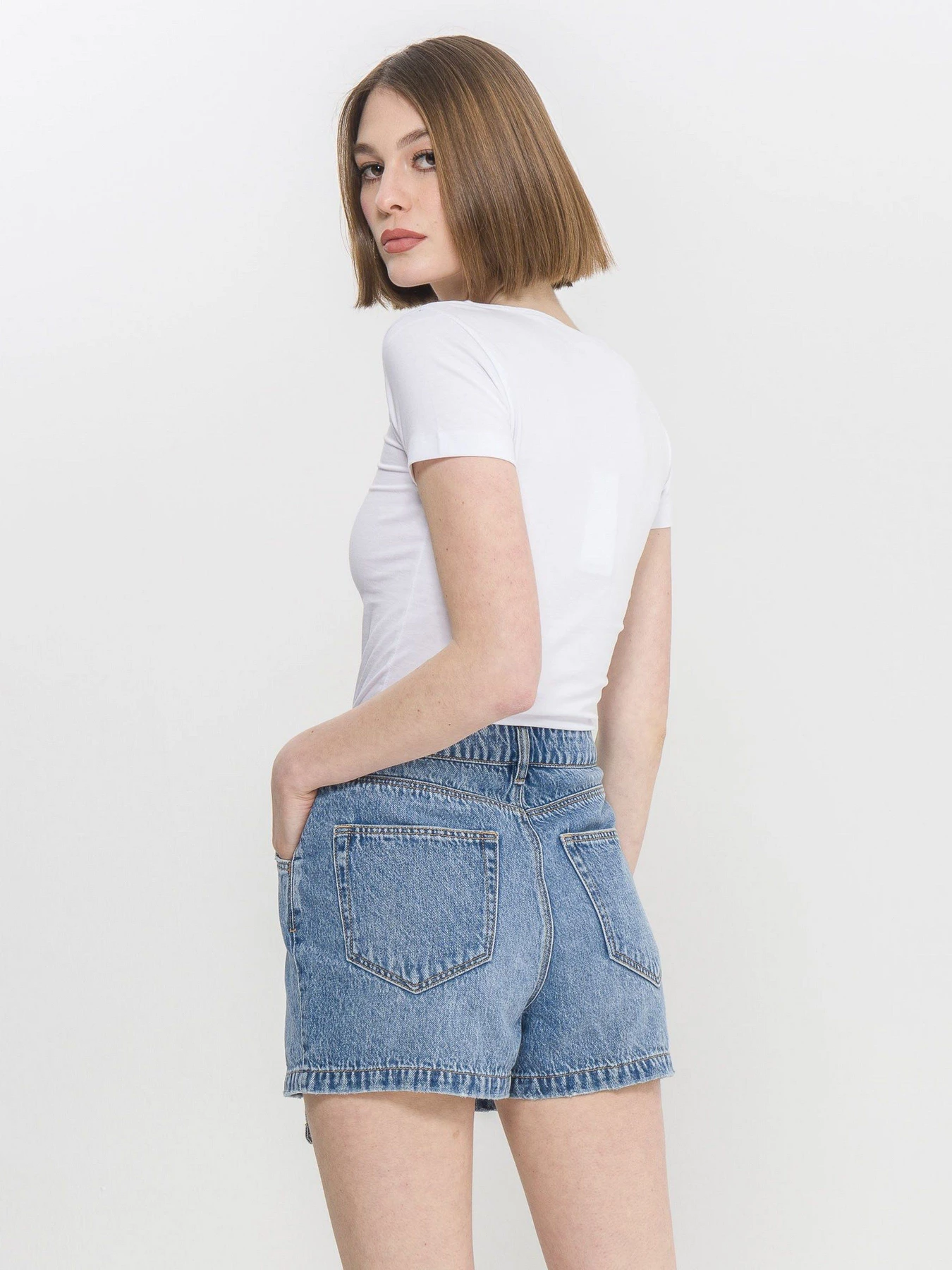 Шорты Piazza Italia модель 81368_Denim Фото