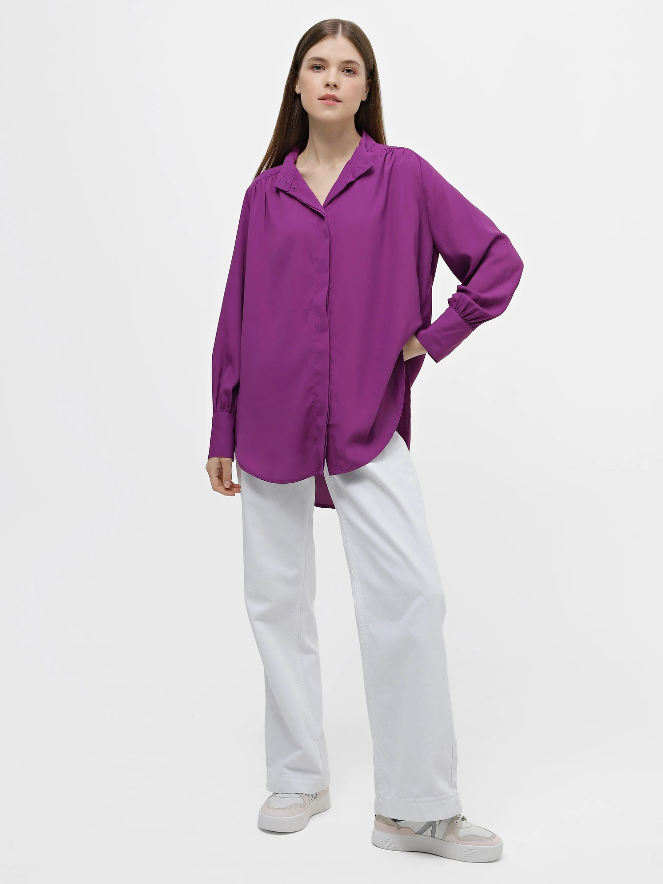 Рубашки Piazza Italia модель 06631_violet Рубашки Piazza Italia модель 06631_violet Фото