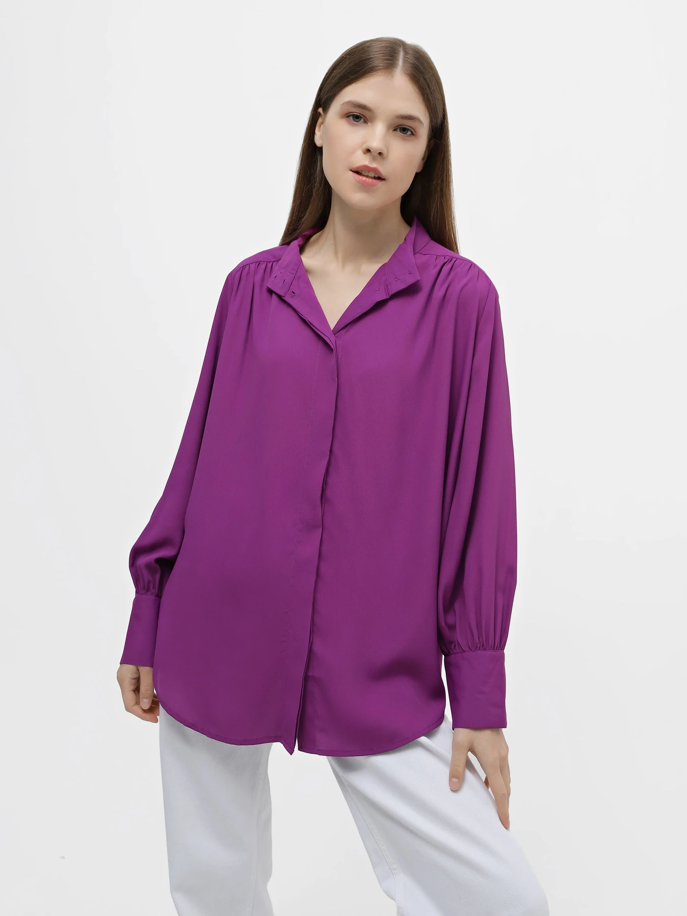 Рубашки Piazza Italia модель 06631_violet Рубашки Piazza Italia модель 06631_violet Фото