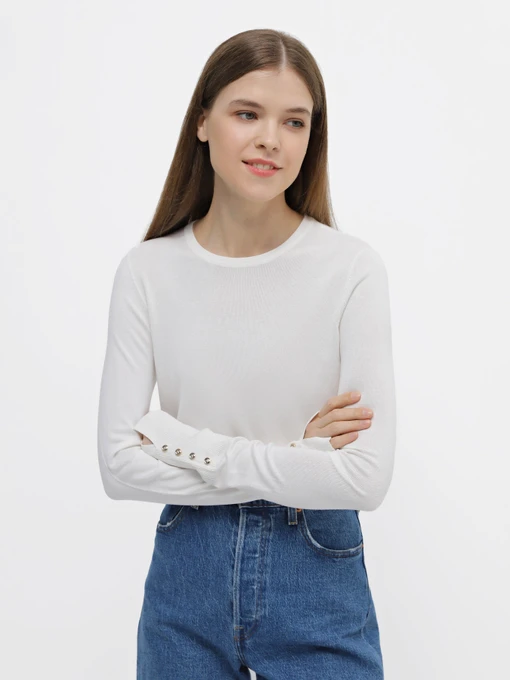 Свитры и кардиганы Piazza Italia модель 06892_milk Фото