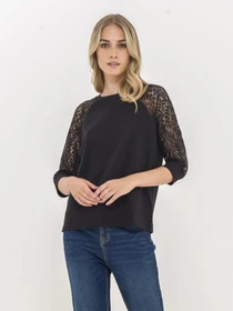 Худи и свитшоты Piazza Italia модель 07344_black Фото