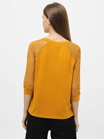 Худи и свитшоты Piazza Italia модель 07344_mustard Фото